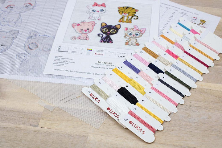 Kittens JK033L Counted Cross-Stitch Kit