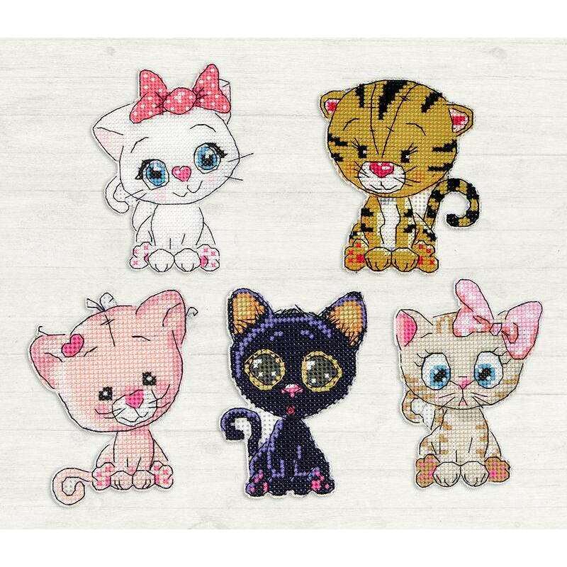 Kittens JK033L Counted Cross-Stitch Kit