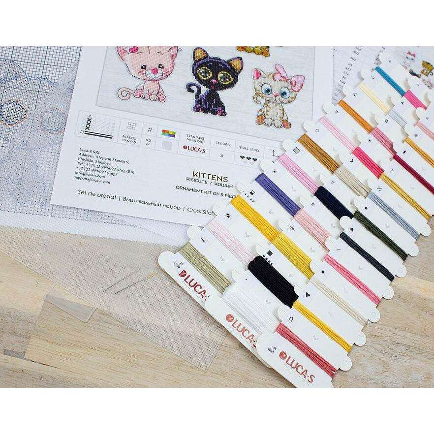 Kittens JK033L Counted Cross-Stitch Kit