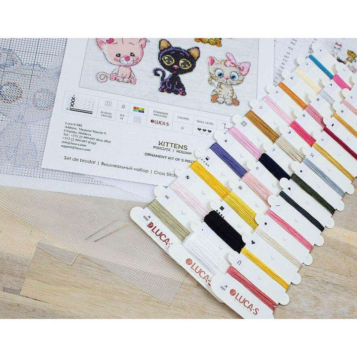 Kittens JK033L Counted Cross-Stitch Kit