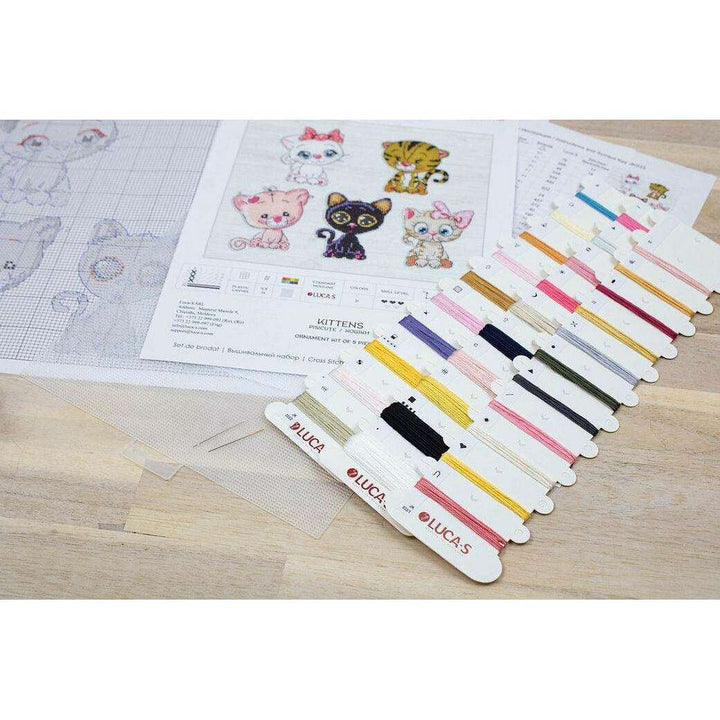 Kittens JK033L Counted Cross-Stitch Kit