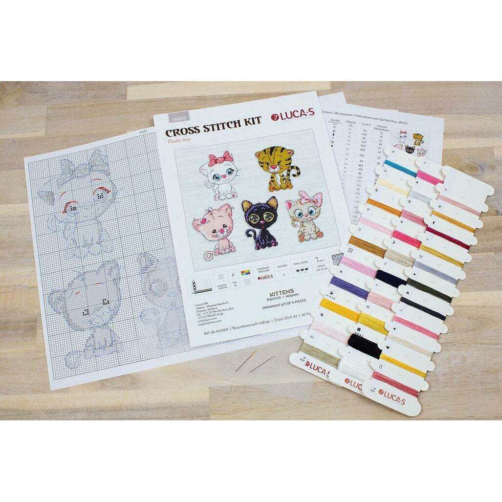 Kittens JK033L Counted Cross-Stitch Kit