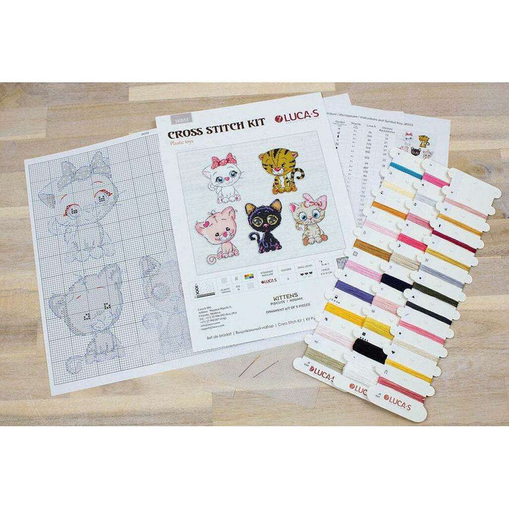 Kittens JK033L Counted Cross-Stitch Kit