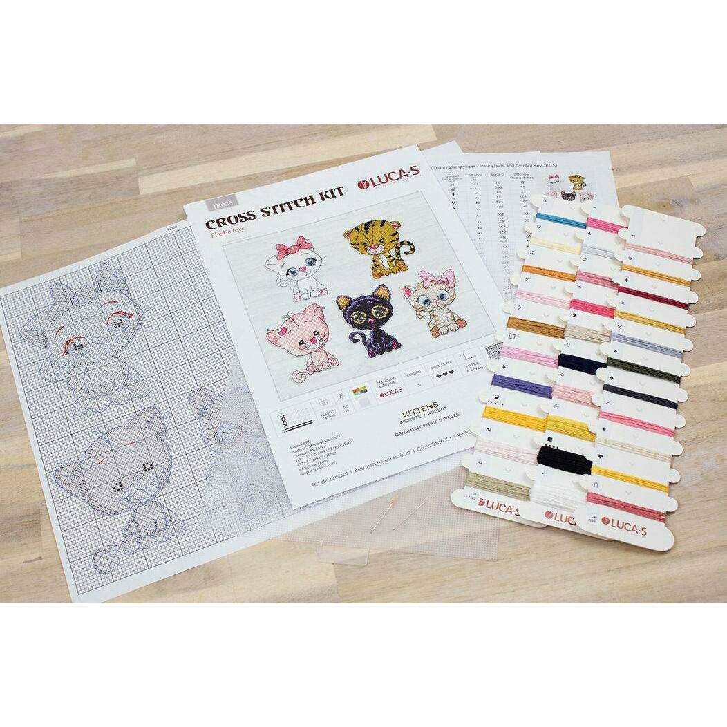 Kittens JK033L Counted Cross-Stitch Kit
