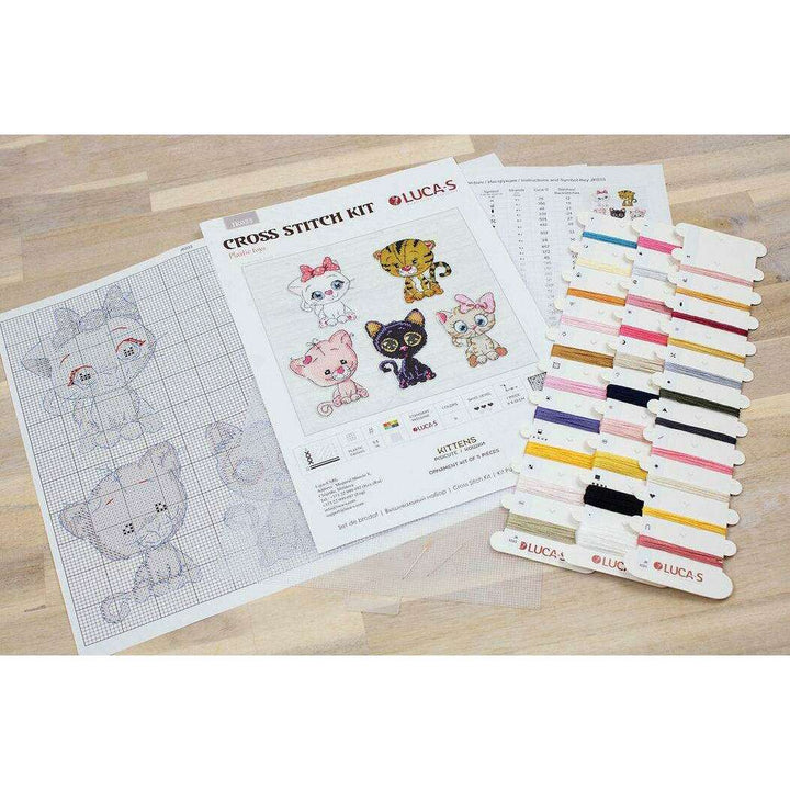 Kittens JK033L Counted Cross-Stitch Kit