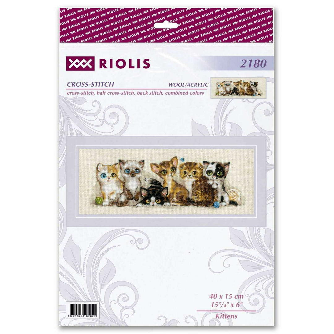 Kittens R2180 Counted Cross Stitch Kit