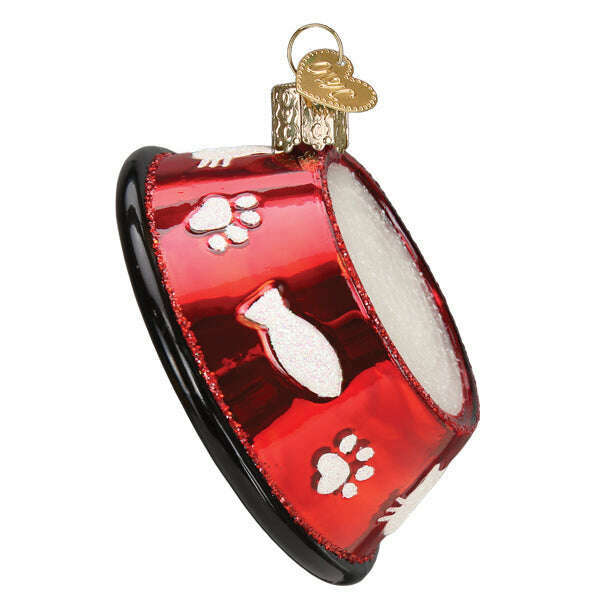 Kitty Bowl Ornament