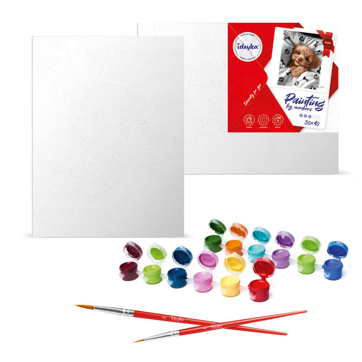 Painting by Numbers kit Kitty in flowers KHO6694