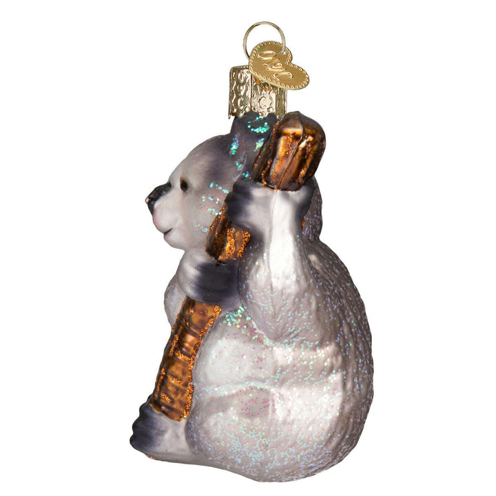 Old World Christmas Koala Bear Blown Glass Ornament