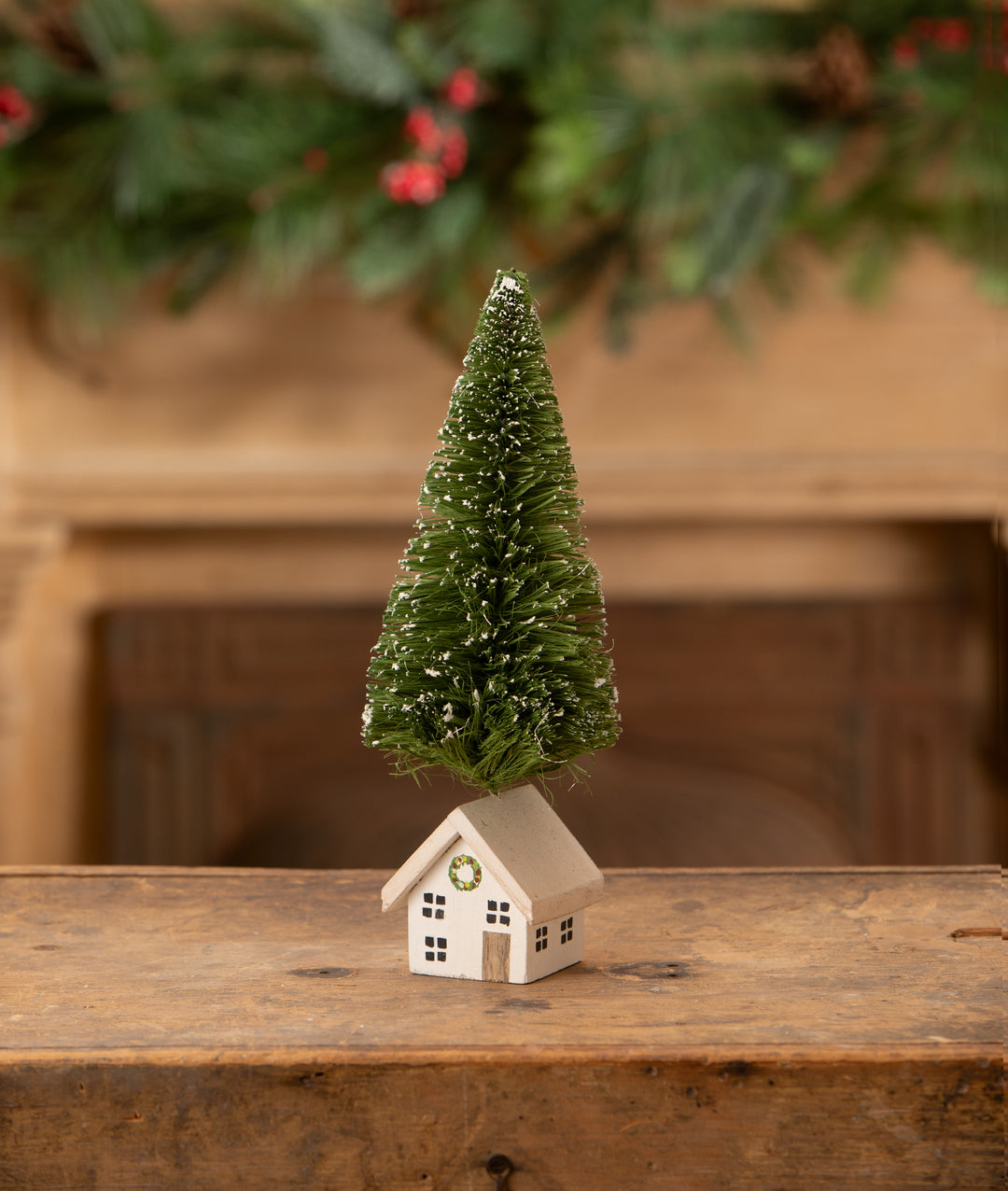 White House Bottle Brush Tree by Bethany Lowe Designs, image 2