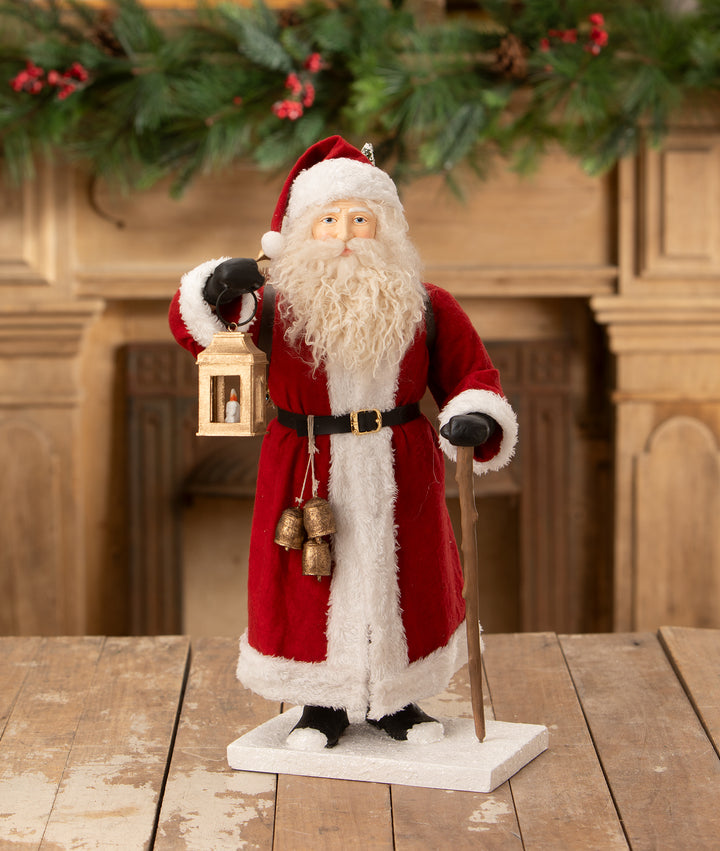 Santa Lights the Way by Bethany Lowe Designs, christmas decor
