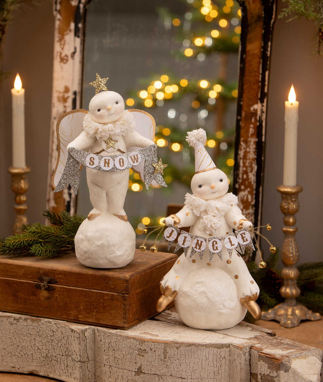 Jingle Snowman on Snowball by Bethany Lowe Designs, image 3
