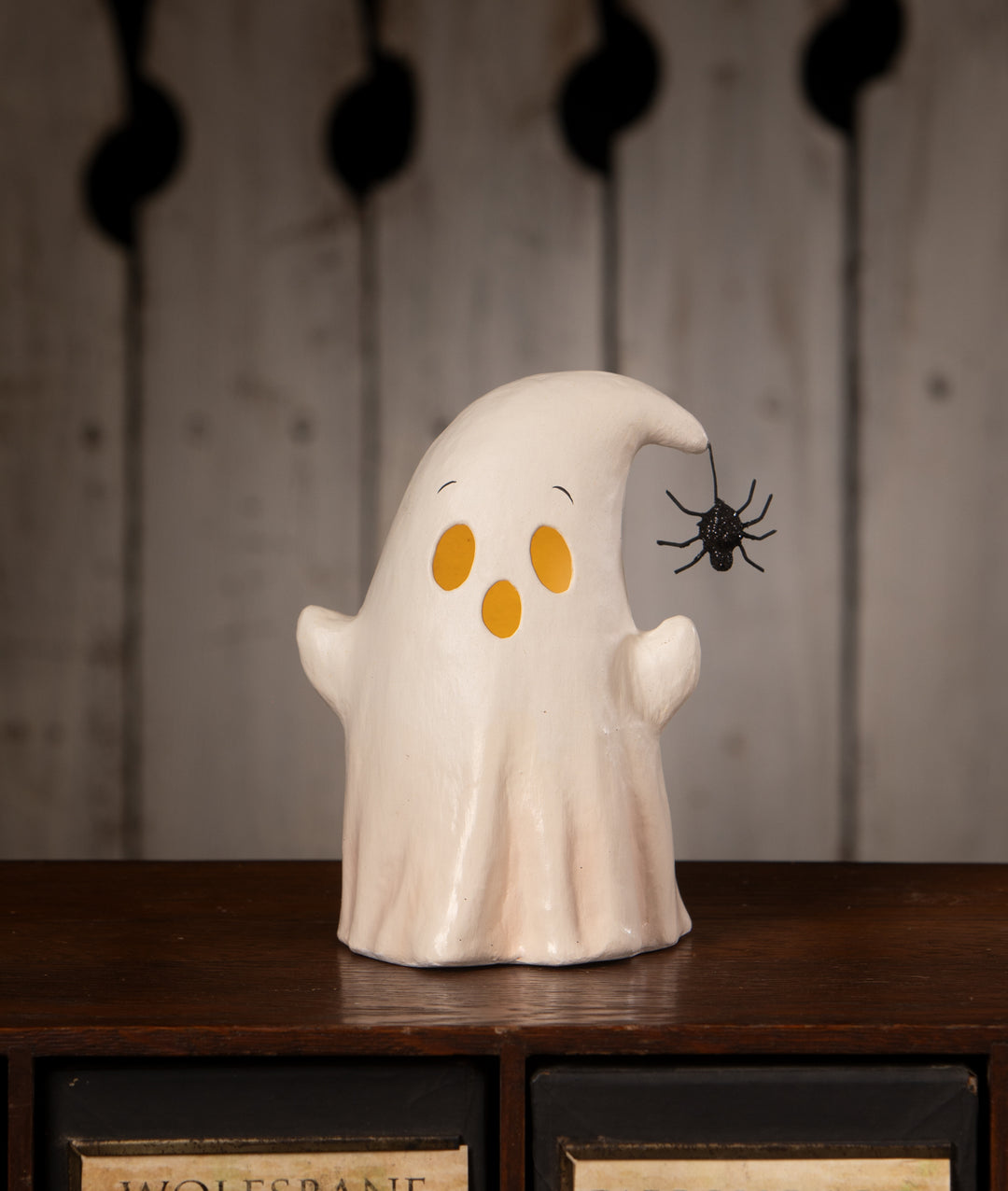 Luminary Boo with Spider by Bethany Lowe Designs, image 2