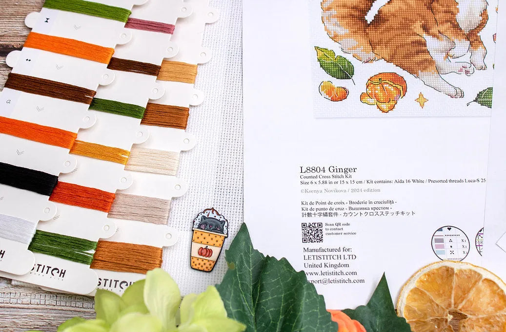 Ginger L8804 Counted Cross Stitch Kit