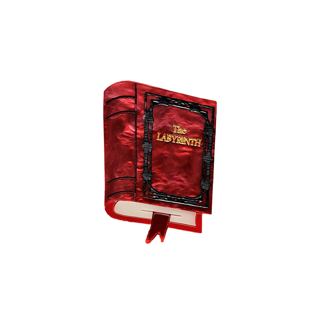 The Labyrinth Book Brooch