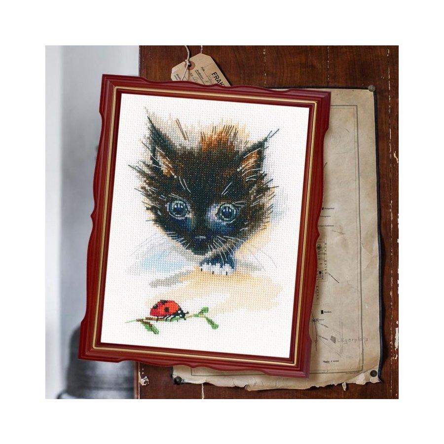 Ladybug and super-cat M826 Counted Cross Stitch Kit