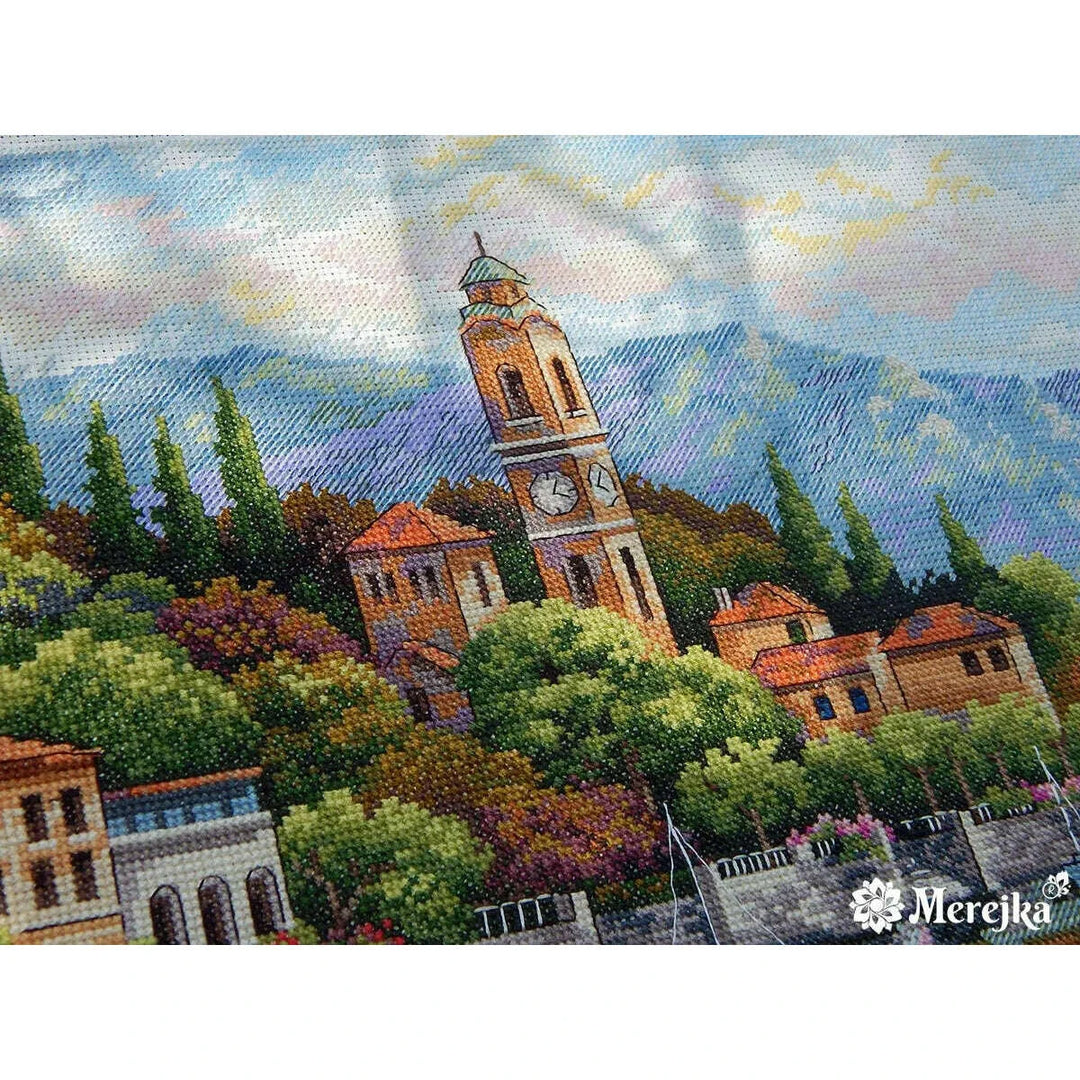 Lago di Como K-175 Counted Cross-Stitch Kit