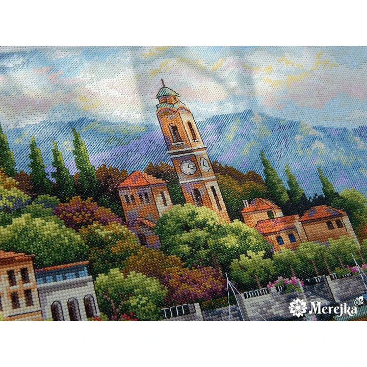 Lago di Como K-175 Counted Cross-Stitch Kit