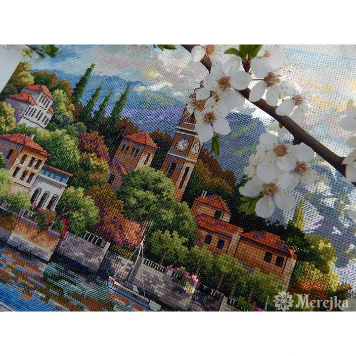 Lago di Como K-175 Counted Cross-Stitch Kit