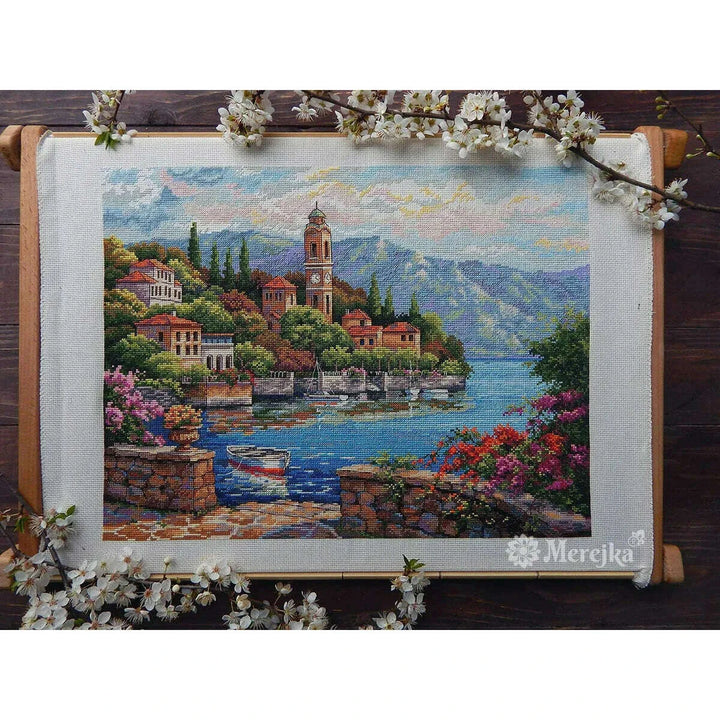 Lago di Como K-175 Counted Cross-Stitch Kit