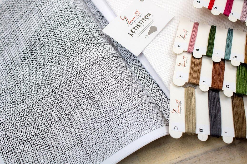 Lake Annecy B2384L Counted Cross-Stitch Kit