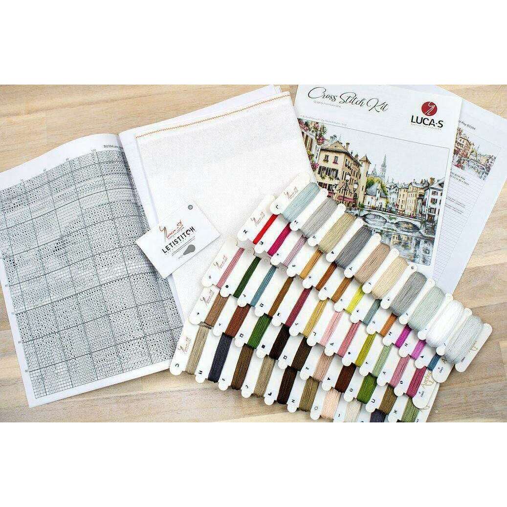 Lake Annecy B2384L Counted Cross-Stitch Kit