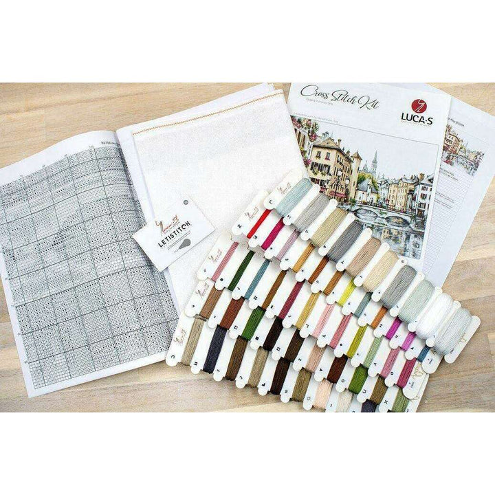 Lake Annecy B2384L Counted Cross-Stitch Kit