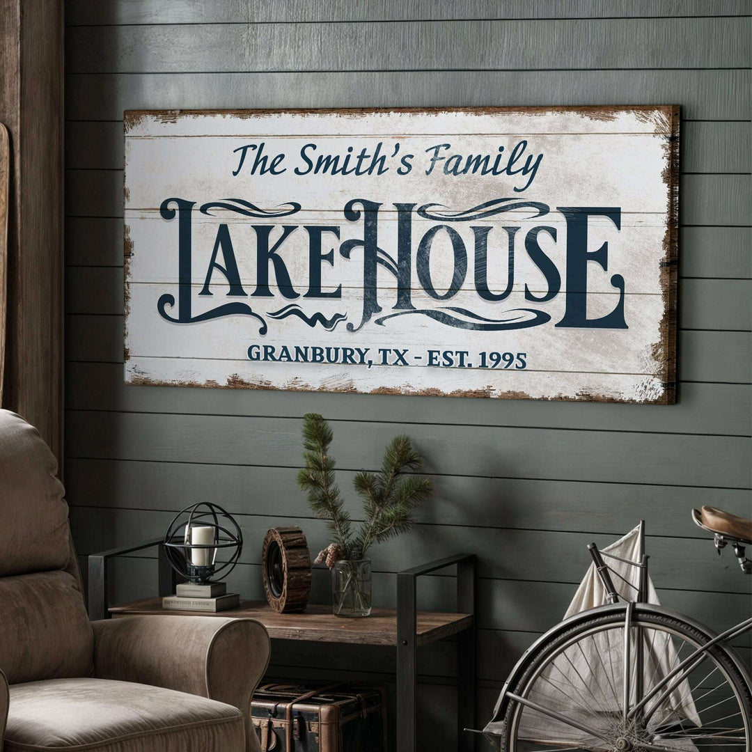 Lake House Sign VII