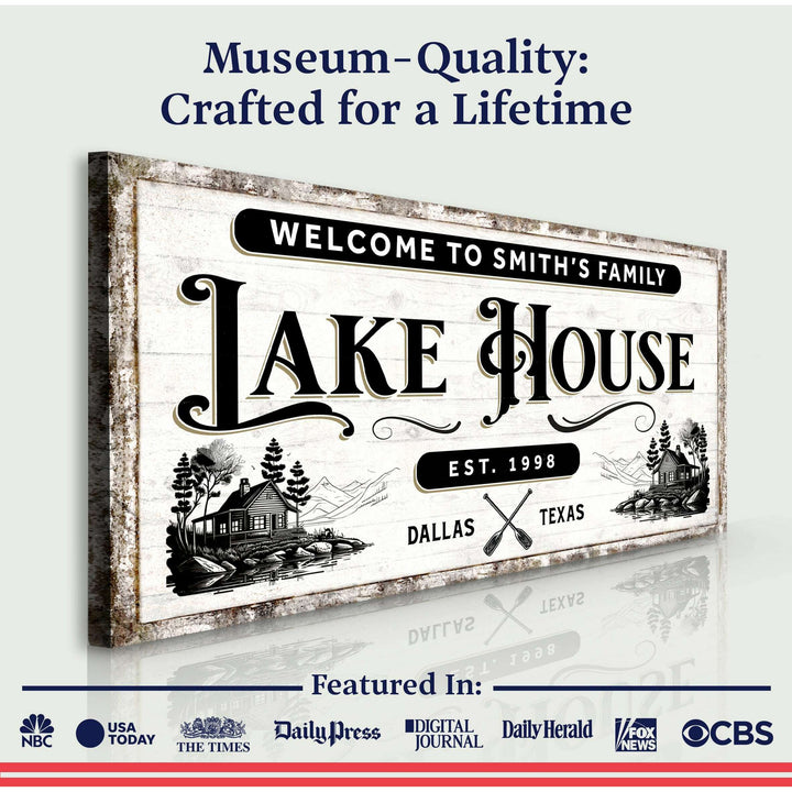 Lake House Sign VIII