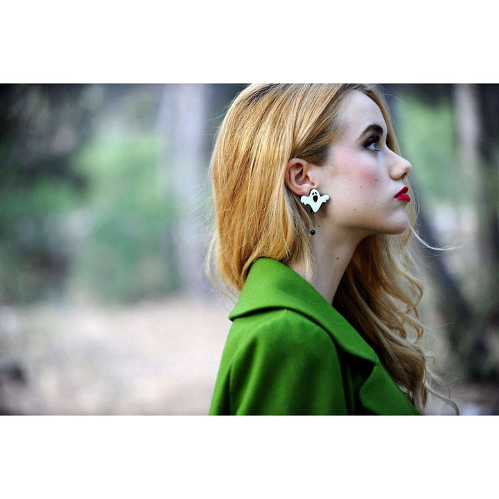 Boo Ghost Earrings by Laliblue