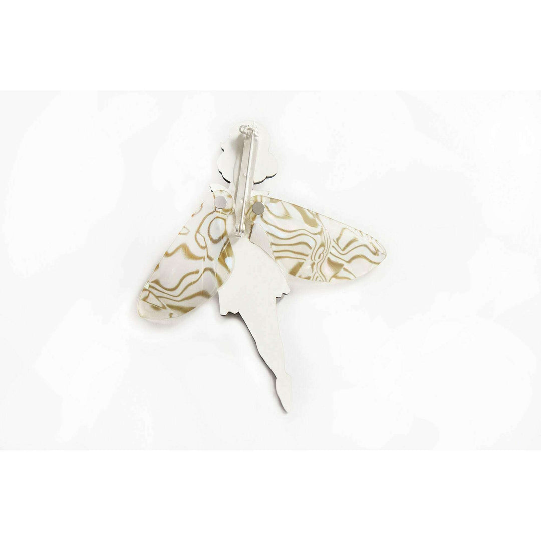 Butterfly Woman Halloween Brooch