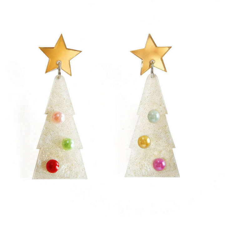Christmas Tree Earrings by Laliblue