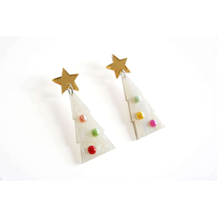 Christmas Tree Earrings by Laliblue