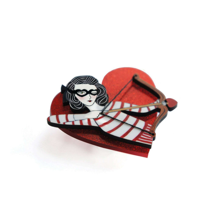 Cupid Girl Brooch