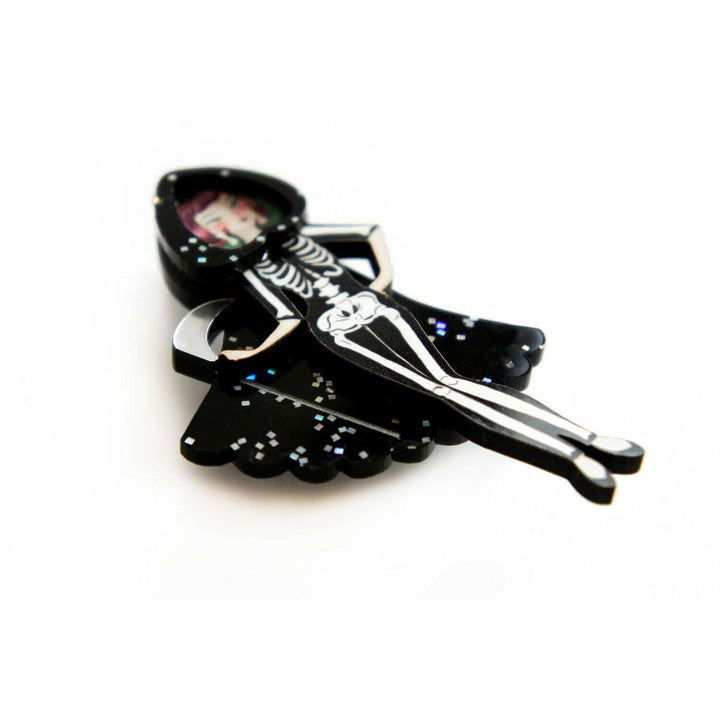 Death Girl Brooch by Laliblue