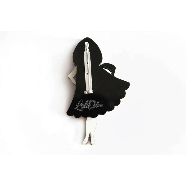 Death Girl Brooch by Laliblue