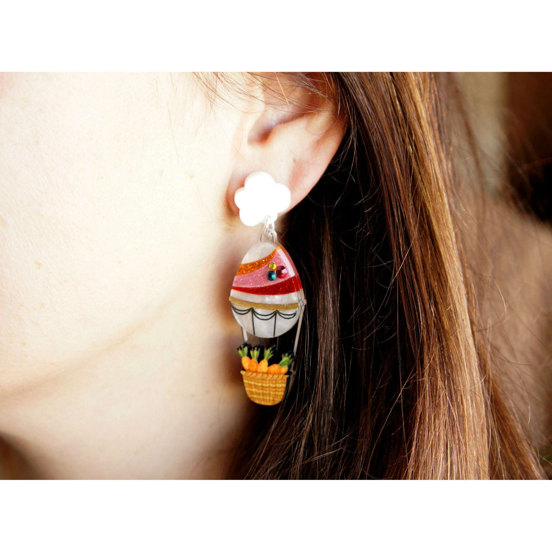 Easter Egg Balloon Earrings