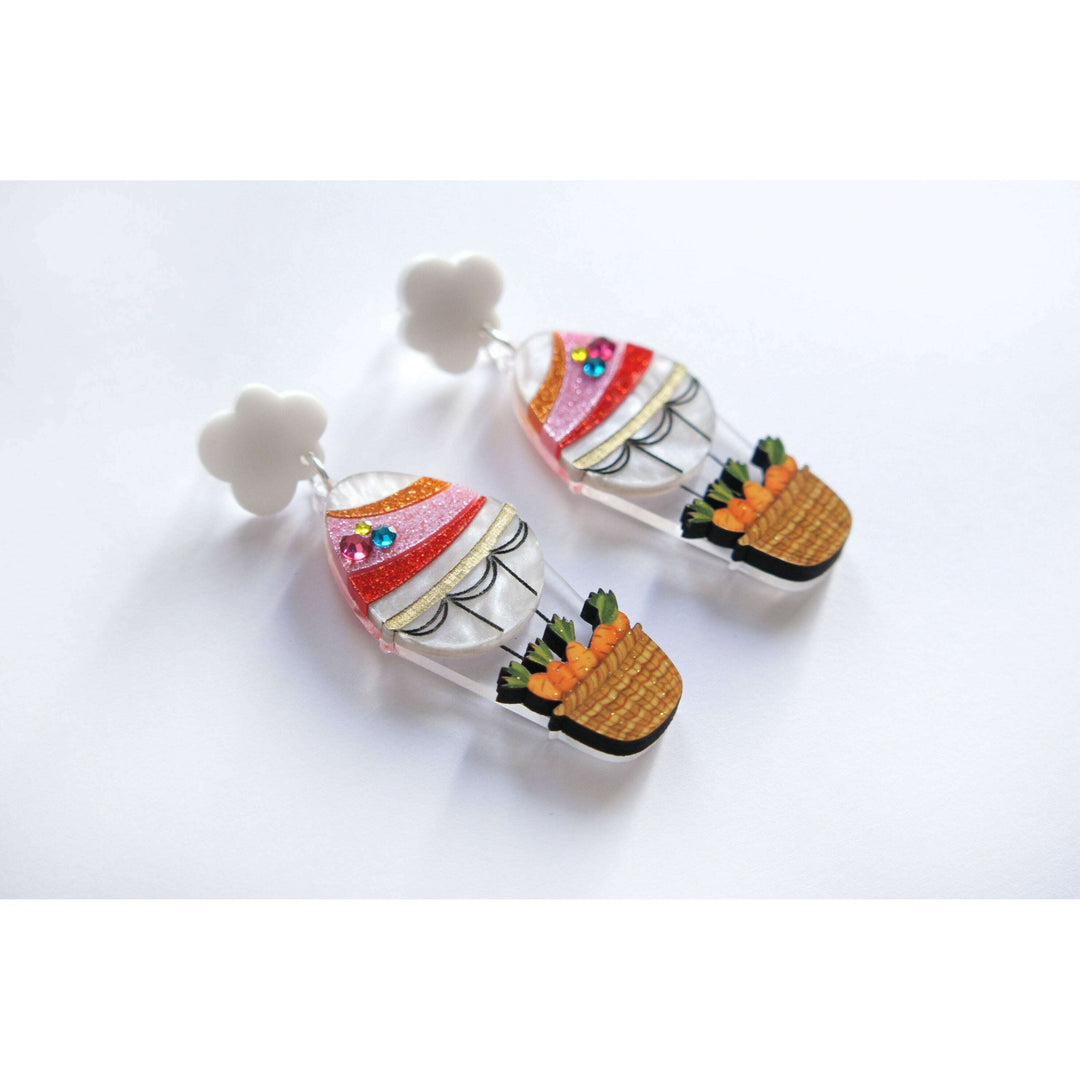 Easter Egg Balloon Earrings