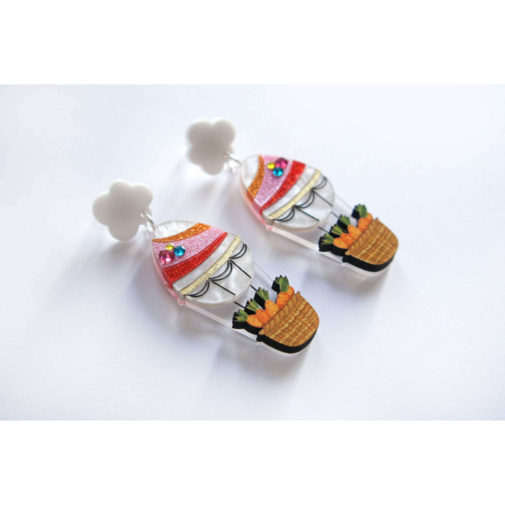 Easter Egg Balloon Earrings