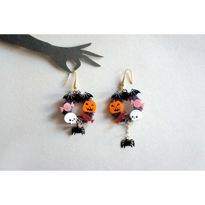 Halloween Crowns Earrings by Laliblue