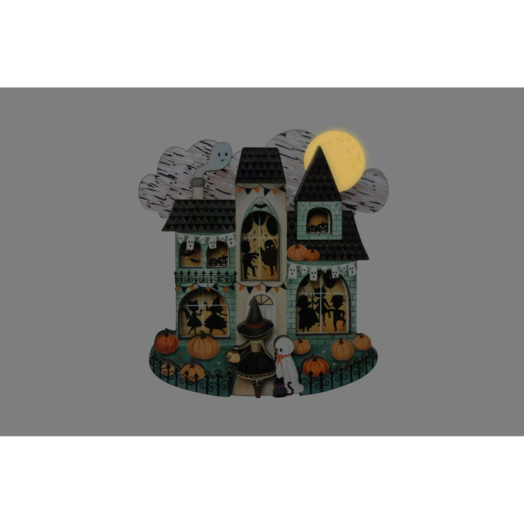 Halloween Party House Brooch