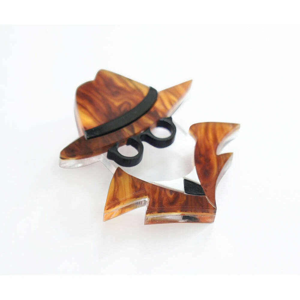 Invisible Man Brooch by Laliblue