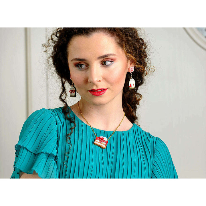 Love Letters Earrings by Laliblue - Red