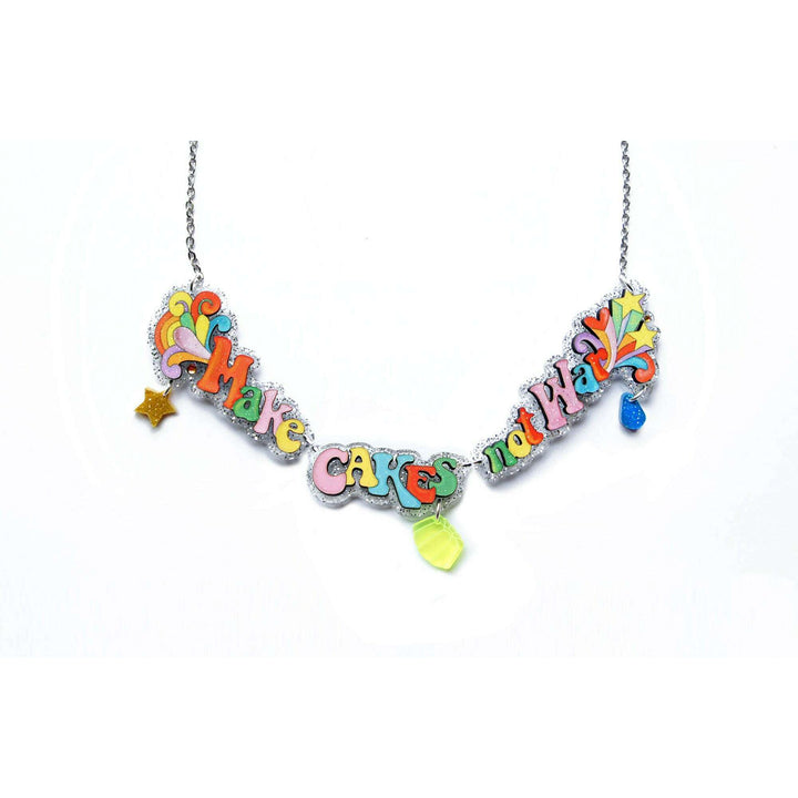 Make Art Not War Necklace