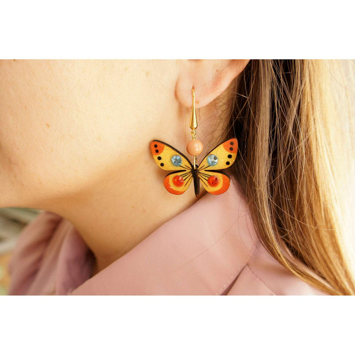 Multicolor Butterfly Earrings by Laliblue