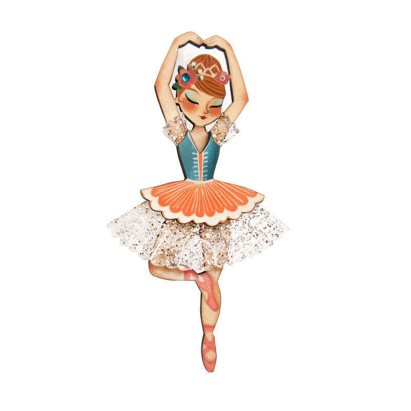 Nutcracker Ballerina Brooch by Laliblue