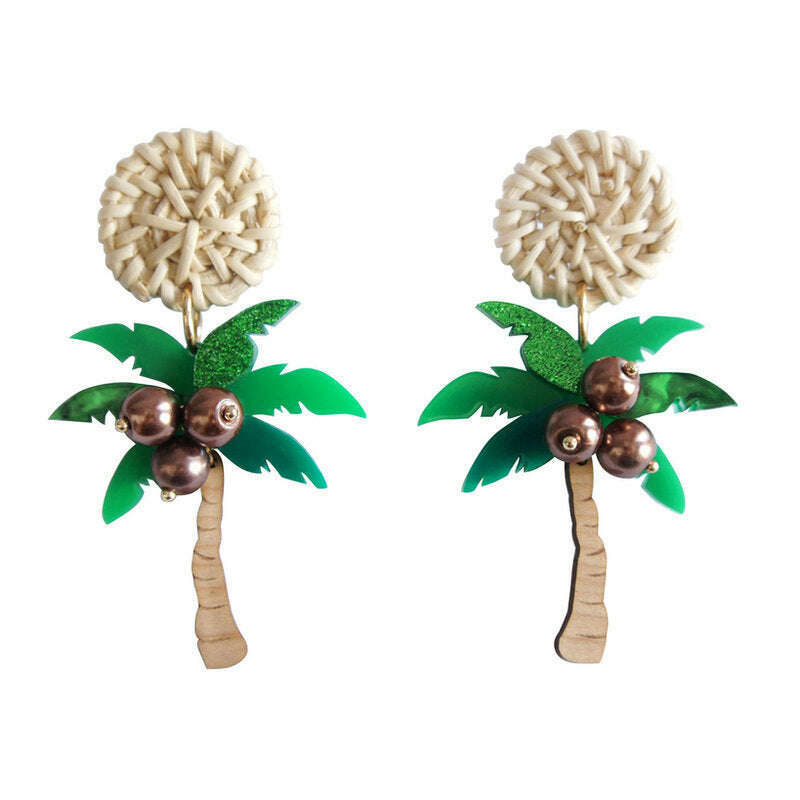 Palm Tree Earrings