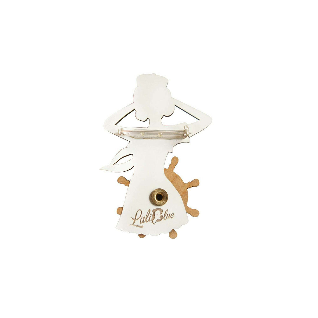 Sailor Pin Up Brooch by Laliblue