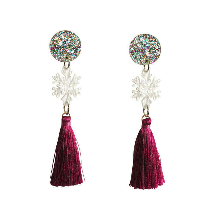 Snow Star Earrings