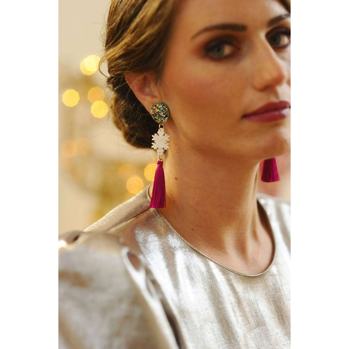 Snow Star Earrings